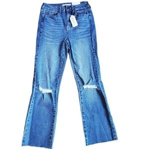 NWT SO High-Rise Kick Cropped Jeans